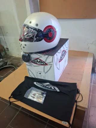 CASCO MOTO SMK " EL DORADO" NUEVO TALLA M