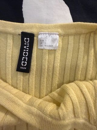 Top amarillo de tirantes H&M