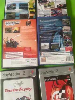 Lote 6 Juegos PlayStation 2 Carreras