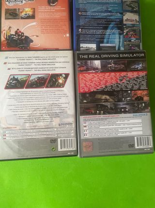 Lote 6 Juegos PlayStation 2 Carreras