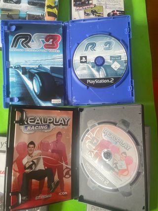 Lote 6 Juegos PlayStation 2 Carreras