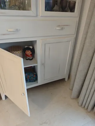 Mueble TV Banak con Vitrina