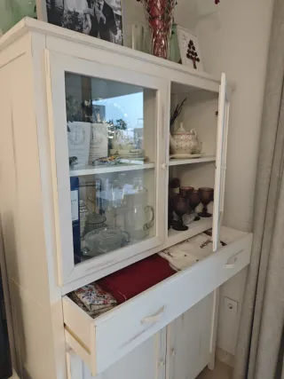 Mueble TV Banak con Vitrina