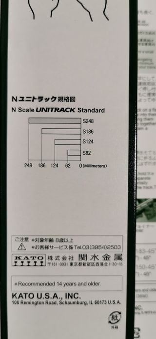 KATO Escala N lote de vías Maqueta tren eléctrico