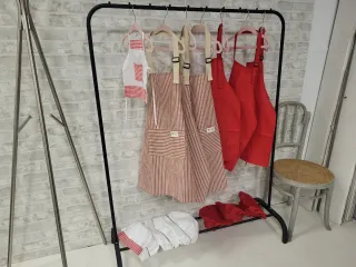 Delantales de cocina y gorros