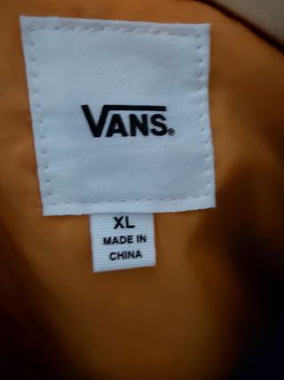 Cazadora Bomber VANS Talla XL Azul nueva