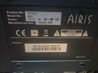Monitor Airis 19 pulgadas airis Mw 19 Ld