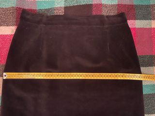 Gonna tubino velluto nero Tg. M