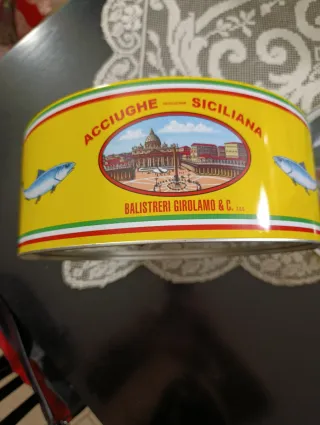 Scatola di latta Balistreri Girolamo & C.