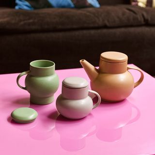 Mesa de Centro Block Espejo Rosa de HKLivign