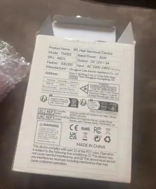 Depiladora IPL Láser para el Hogar