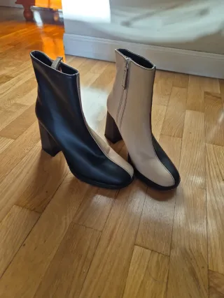 Botines Mireia Playa Talla 37 Piel