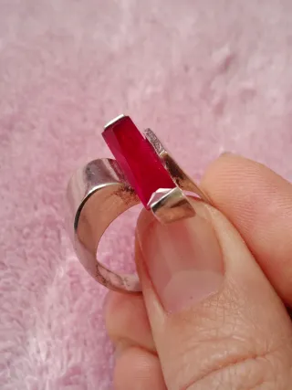 Anillo, colgante, pendientes plata