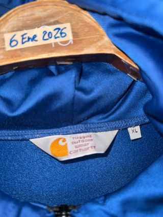 Sudadera azul capucha CARHARTT talla XL