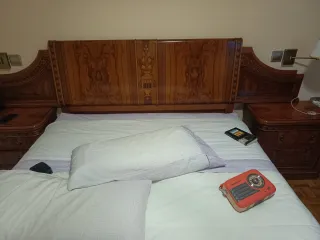 Cabecero de nogal 261 cm