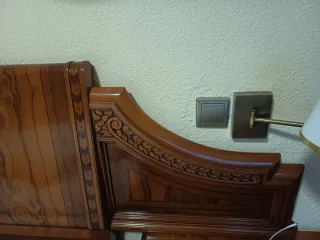 Cabecero de nogal 261 cm