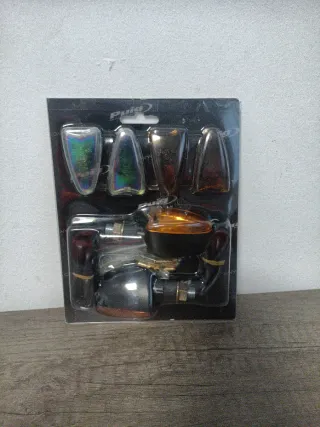 Intermitentes Puig Star Negro Homologados