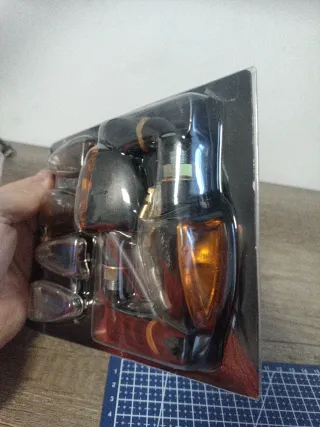 Intermitentes Puig Star Negro Homologados