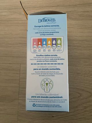 Biberón Dr. Brown's Anticólicos Options+