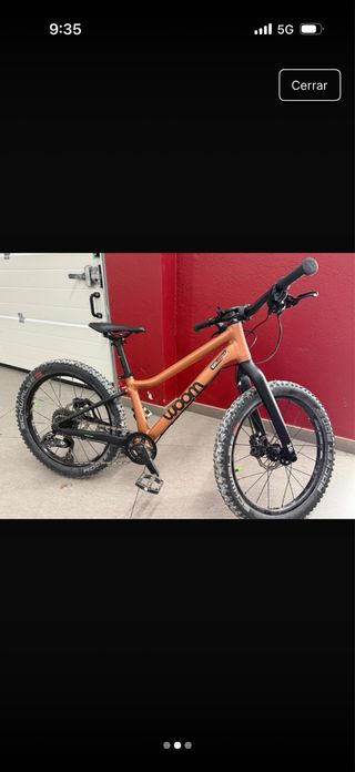 Bicicleta Woom MTB OF 20'Dorada