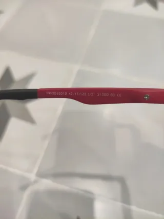 Montura de gafas infantil Pepe Jeans negra y roja