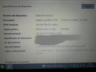 Ordenador portátil Toshiba i3