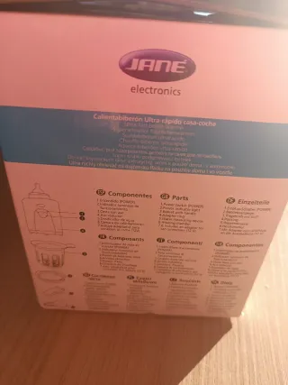 Calienta biberones rápido casa-coche