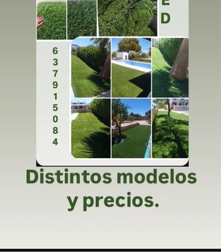 Césped artificial varios modelos