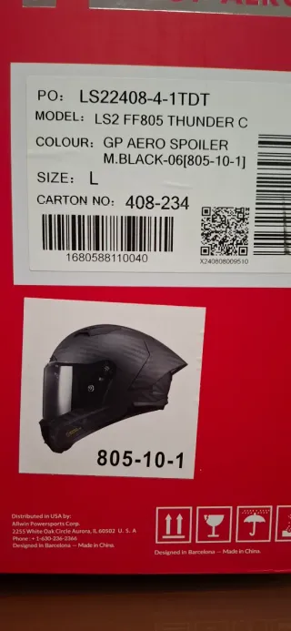 Casco LS2 Carbono Thunder C GP Aero Nuevo