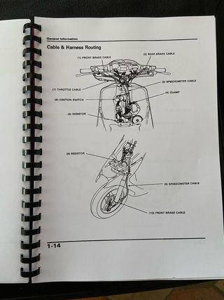 Manuale Officina Honda ZX Dio Rilegato