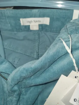 Pantalón de pana verde talla 36