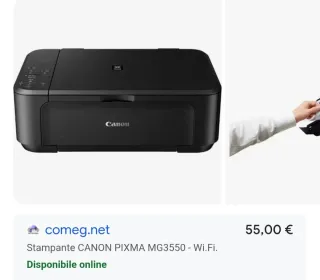 Stampante Canon Pixma MG3550