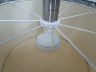 Lámpara de techo moderna plateada