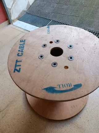 Bobina de madera.