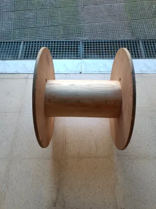 Bobina de madera.