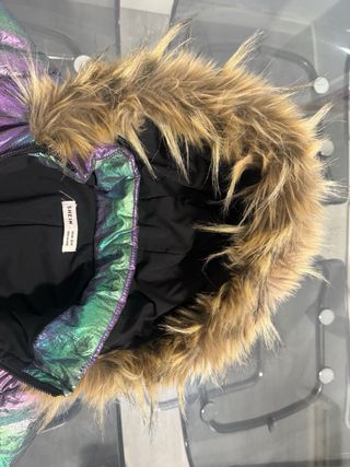 Abrigo niña largo multicolor