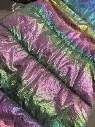 Abrigo niña largo multicolor