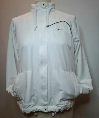 Giacca a vento Nike vintage bianca L