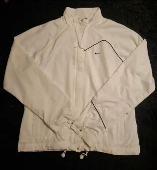 Giacca a vento Nike vintage bianca L