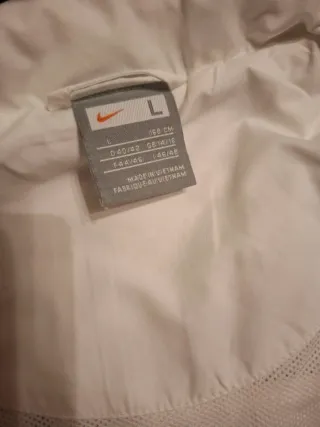 Giacca a vento Nike vintage bianca L