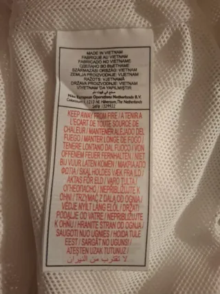 Giacca a vento Nike vintage bianca L