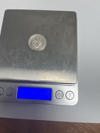 Moneda 1 Peseta Alfonso XII 1883 Plata Rara #1