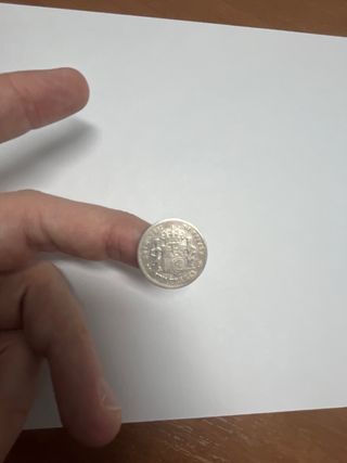 Moneda 1 Peseta Alfonso XII 1883 Plata Rara #1