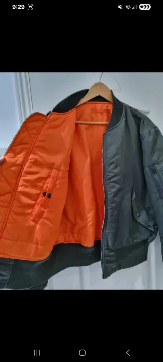 Chaqueta Bomber Verde Militar