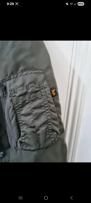 Chaqueta Bomber Verde Militar