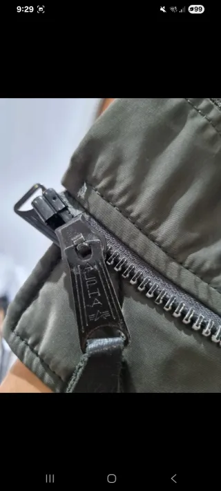 Chaqueta Bomber Verde Militar