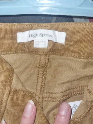 Pantalón pana marrón talla 34