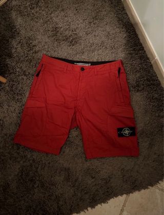 Pantalón corto Stone Island Rojo