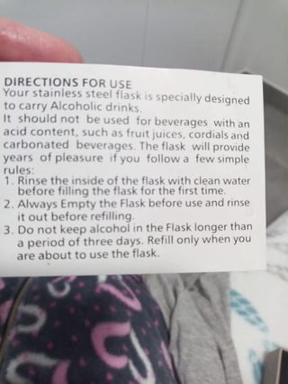 Petaca de acero inoxidable Best Man