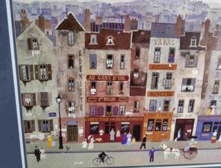 LAMINA REPRODUCCION CUADRO MICHEL DELACROIX PARIS